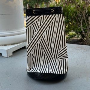 🆕 Henri Bendel Disturbed Stripe Backpack Signature